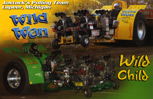 Wild Team Pulling Tractors.